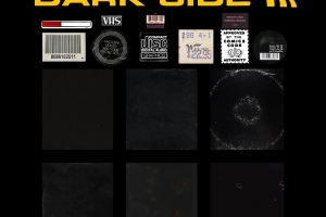 新复古蒸汽波做旧纹理CD唱片封面标签贴纸元素PNG免抠图 Dude Clayy – Dark Side III