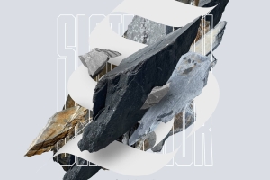 36款写实主义超高清岩石石块石头PNG免抠图装饰素材合辑 Slate Texture Pack