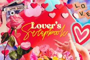 高分辨率情人节玫瑰花爱心复古装饰元素剪贴画素材合辑 Studio2am - Lover's Scrapbook