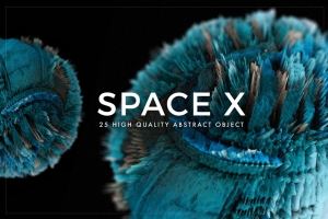 25张高质量行星外太空星云爆炸星球科幻装饰设计元素 Space X Textures – Volume 1