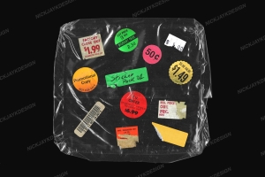 50张撕裂废旧贴纸标签复古仿旧设计装饰元素 Sticker Pack 01 – 50 Stickers
