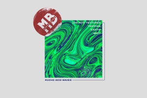 潮流酸性流体渐变装饰设计素材 MUCHO ACID WAVE