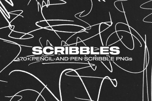 高质量手绘铅笔钢笔涂鸦随手乱画PNG免抠图装饰设计素材 AAA - Scribbles