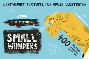 墨水笔刷图案设计素材Small Wonders - 400