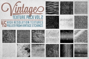 复古粗糙纹理设计背景Vintage Texture Pack Vol. 2
