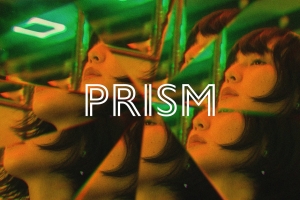 复古棱镜万花筒人像照片艺术处理特效PS模板素材 Prism Kaleidoscope Photo Effect