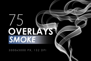 75款香烟烟雾效果PS叠加层装饰元素 Smoke Overl