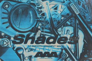 50款高质量平滑微妙的抽象PS渐变映射贴图素材 AAA – Shades