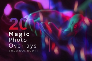 20张魔幻高清图片效果图层素材 Magic Photo Overlays