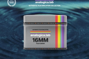 Analogica Lab 16mm 胶片颗粒灰尘划痕影视素材视频元素 Authentic 16mm Film Grain