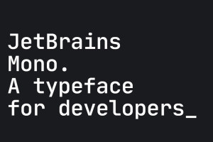 适合编程软件的开源等距英文字体 JetBrains Mono: Free typeface for developers