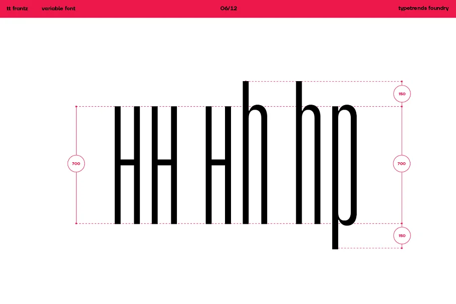 时尚实验性纤细轻盈细长无衬线装饰英文字体 TT Frantz variable typeface插图3