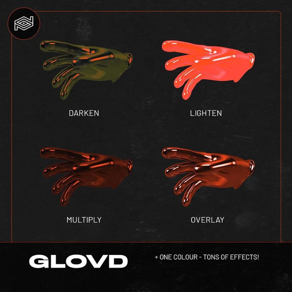 卡通手套白模PNG免抠图素材免费下载 GLOVD / Two Free Glove PNG Graphics