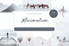 极简主义摄影后期调色Lightroom预设 Lightroom Presets, Minimalism