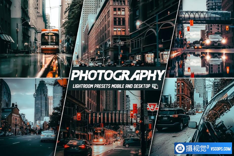 黑金胶片感城市风光摄影Lightroom预设 Photography Lightroom Presets