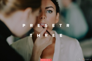 婚礼跟拍电影胶片人像Lightroom预设 Presetr - Three Lightroom Presets