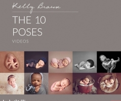 凯利·布朗Kelly Brown新生儿裹布姿势造型布光10套合集中文字幕
