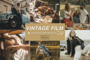 复古电影胶片人像后期调色Lightroom预设 Vintage Film Presets