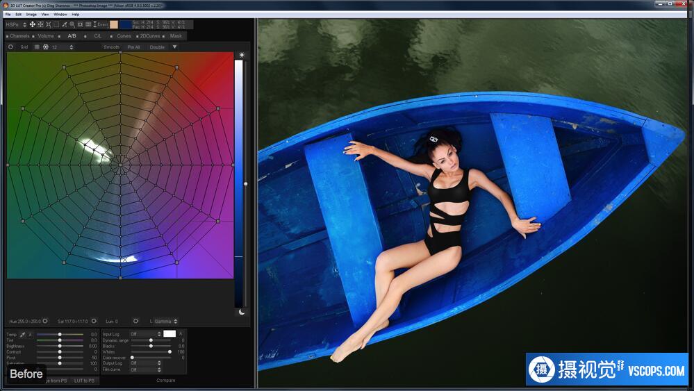 3D LUT Creator 1.44汉化版 3D LUT Creator修正版调色神器(winX64 +30中文字幕教程) ,效果图3