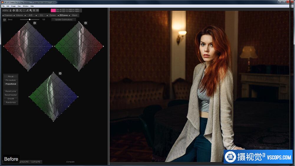 3D LUT Creator 1.44汉化版 3D LUT Creator修正版调色神器(winX64 +30中文字幕教程) ,效果图5