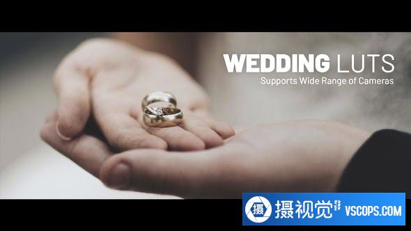 婚礼LUT预设-用于婚礼订婚视频剪辑预设分级后期调色LUT预设