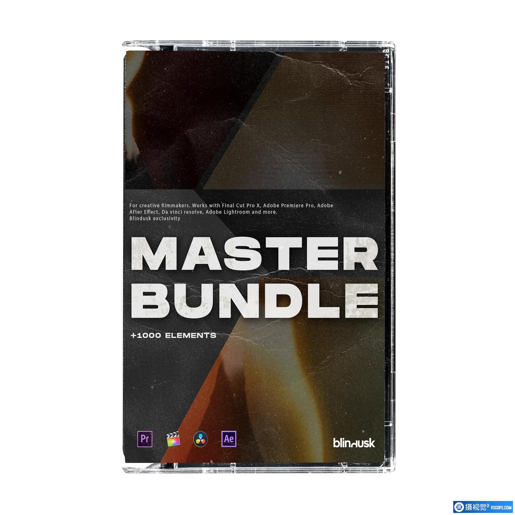 Blindusk –  模拟 VHS 叠加纹理 16mm 胶片颗粒 拼贴4K 超高清Master Bundle插图