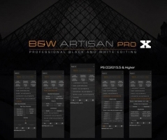 BW Artisan Pro X v1.1汉化版|Joel Tjintjelaar风光黑白明度蒙版扩展支持2022