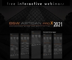 BW Artisan Pro X 2021汉化版|Joel Tjintjelaar风光黑白明度蒙版扩展插件