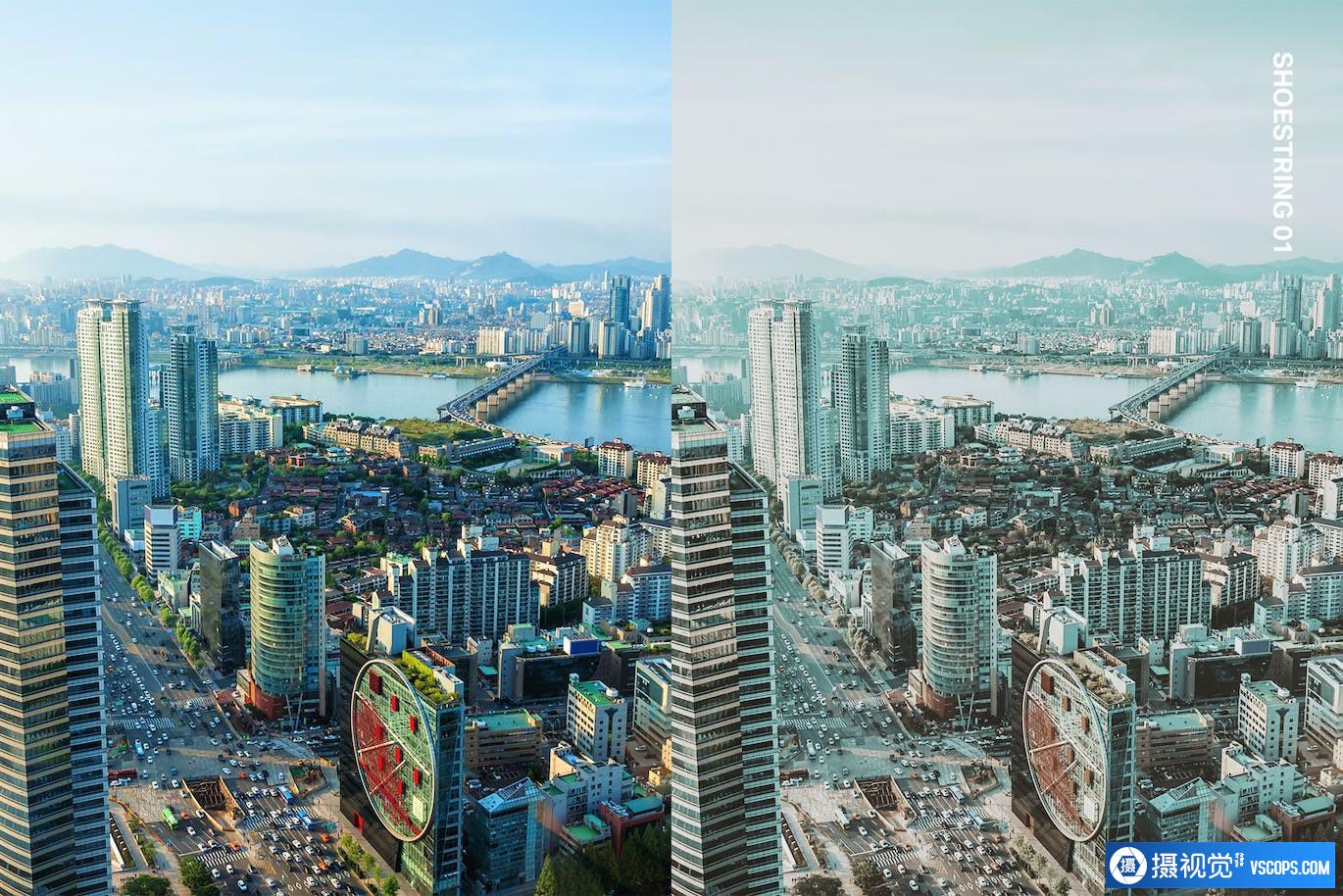 韩国首尔城市街拍清新胶片AI智能Lightroom预设及视频LUT预设 Lightroom预设,效果图2