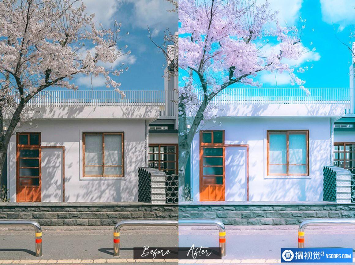精品日系LR预设-唯美浪漫动漫风格日系Lightroom预设及移动APP滤镜 Lightroom预设,效果图2