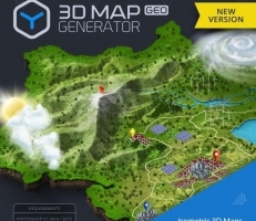 3D地图生成器PS扩展 3D Map Generator - GEO汉化版(附教程)