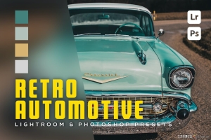 复古汽车后期调色Lightroom预设 9 Retro Automotive Lightroom Presets