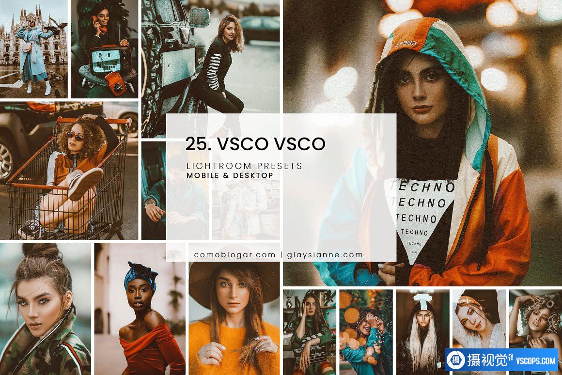 VSCO胶片后期调色Lightroom预设 -25 VSCO VSCO – LIGHTROOM PRESETS Lightroom预设,效果图1