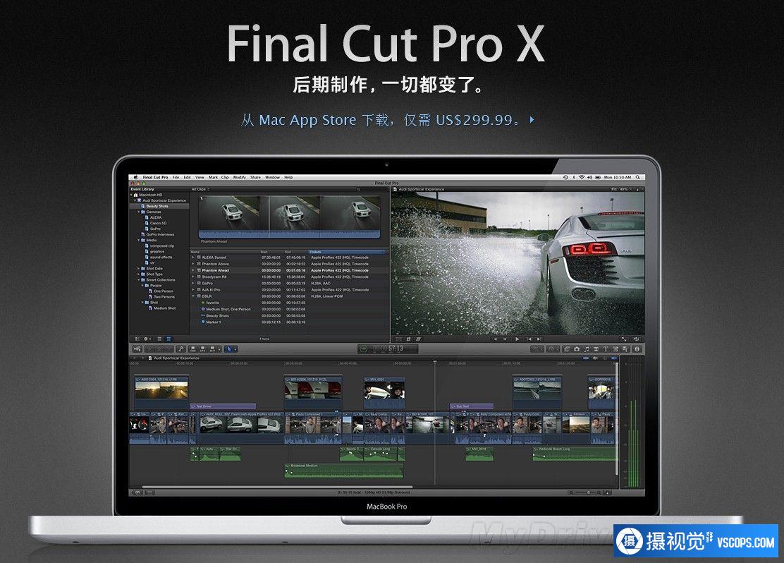 苹果视频剪辑软件 Final Cut Pro X 10.4.6中文版Final Cut Pro X破解版插图2