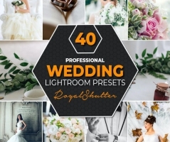 40组专业婚礼婚纱摄影后期Lightroom预设40 Pro Wedding Lightroom Presets
