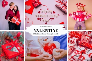 情人节人像摄影后期调色Lightroom预设 15 Valentine Lightroom Presets