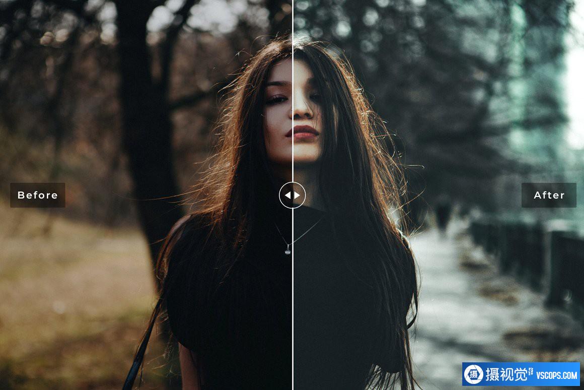 质感黑暗情绪电影人像后期调色Lightroom预设› Eerie Black Pro Lightroom Presets Lightroom预设,效果图3 质感黑暗情绪电影人像后期调色Lightroom预设› Eerie Black Pro Lightroom Presets Lightroom预设,效果图3