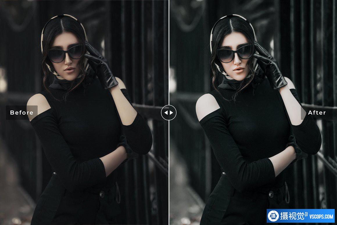 质感黑暗情绪电影人像后期调色Lightroom预设› Eerie Black Pro Lightroom Presets Lightroom预设,效果图4 质感黑暗情绪电影人像后期调色Lightroom预设› Eerie Black Pro Lightroom Presets Lightroom预设,效果图4