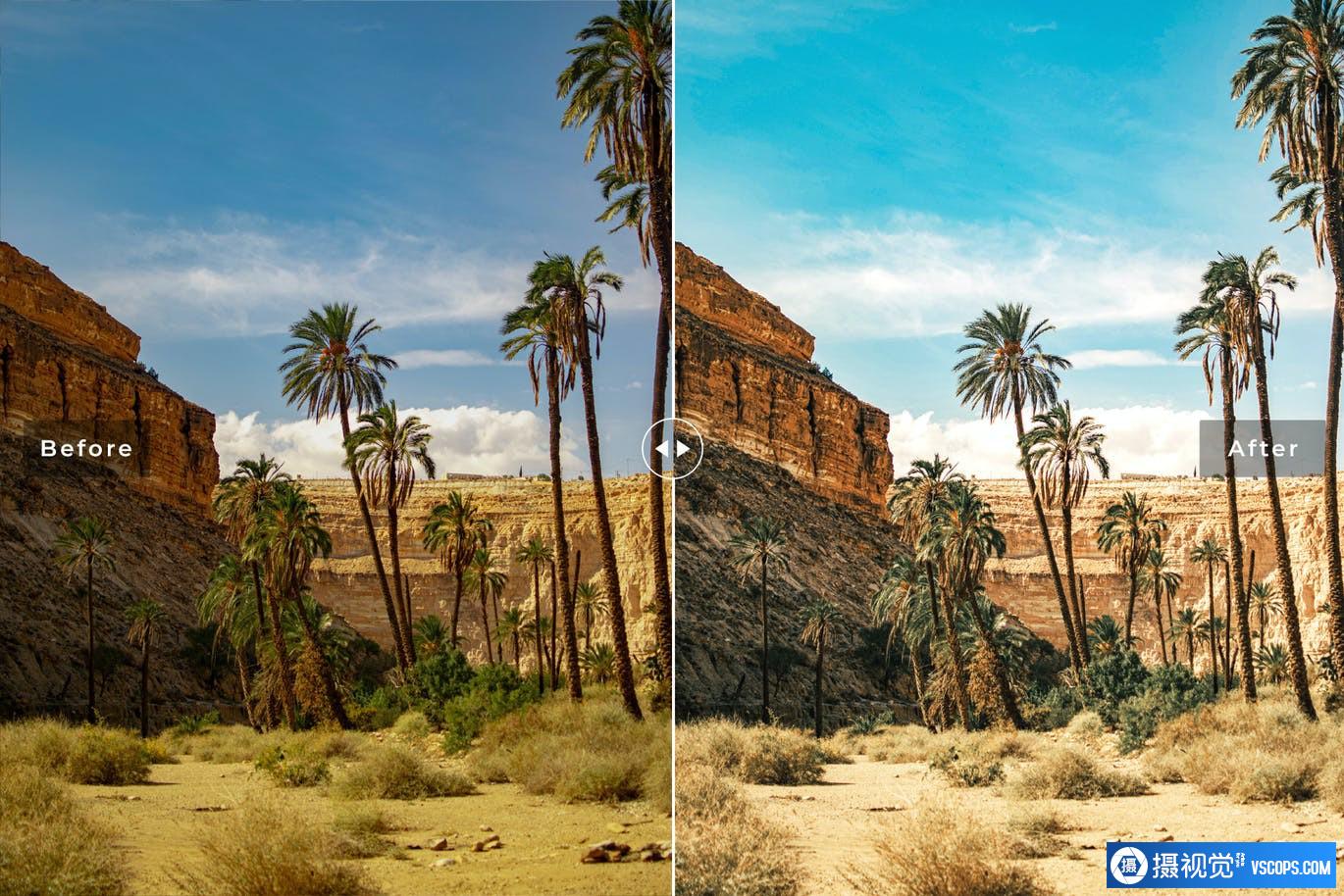 旅拍人文风光后期调色LR预设 Oasis Mobile & Desktop Lightroom Presets Lightroom预设,效果图4 旅拍人文风光后期调色LR预设 Oasis Mobile & Desktop Lightroom Presets Lightroom预设,效果图4