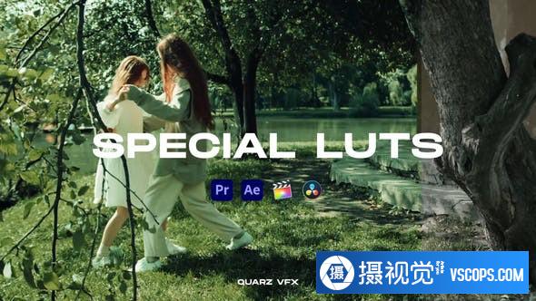 特殊电影胶片视频调色LUT预设 支持/FCPX/PR/PS调色预设