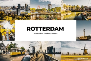 鹿特丹旅拍人文风光后期Lightroom预设及视频调色LUT预设