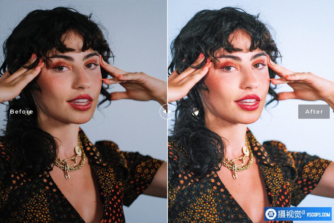 妆容人像摄影后期调色Lightroom预设 Makeup Pro Lightroom Presets Lightroom预设,效果图2