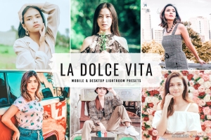 甜蜜胶片人像后期调色Lightroom预设 La Dolce Vita Pro Lightroom Presets