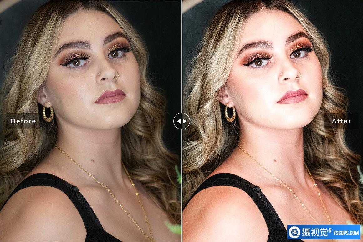 妆容人像摄影后期调色Lightroom预设 Makeup Pro Lightroom Presets Lightroom预设,效果图3