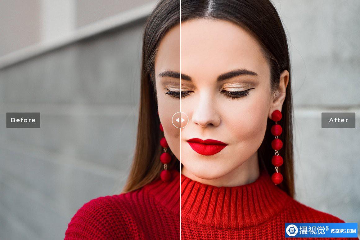 妆容人像摄影后期调色Lightroom预设 Makeup Pro Lightroom Presets Lightroom预设,效果图6
