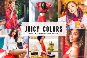 多彩电影胶片人像摄影后期Lightroom预设 Juicy Colors Pro Lightroom Presets