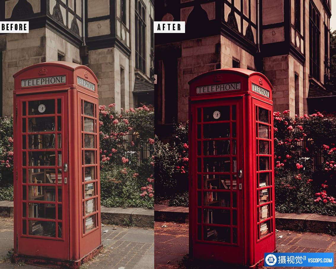 伦敦城市旅拍人文英伦风格Lightroom预设 London Photoshop Action & Lightrom Presets Lightroom预设,效果图3 伦敦城市旅拍人文英伦风格Lightroom预设 London Photoshop Action & Lightrom Presets Lightroom预设,效果图3
