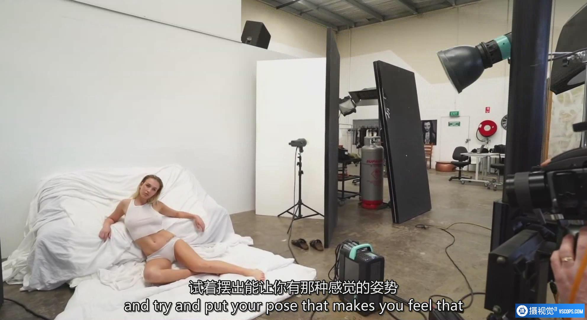 摄影教程,摄影师 Peter Coulson-前卫私房写真摄影布光教程-中英字幕 摄影教程大全 ,预览图4