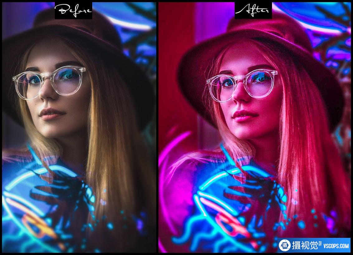 城市夜景赛博朋克风光人像Lightroom预设 Cyberpunk - Photoshop Actions Lightroom Presets Lightroom预设,效果图5 城市夜景赛博朋克风光人像Lightroom预设 Cyberpunk - Photoshop Actions Lightroom Presets Lightroom预设,效果图5