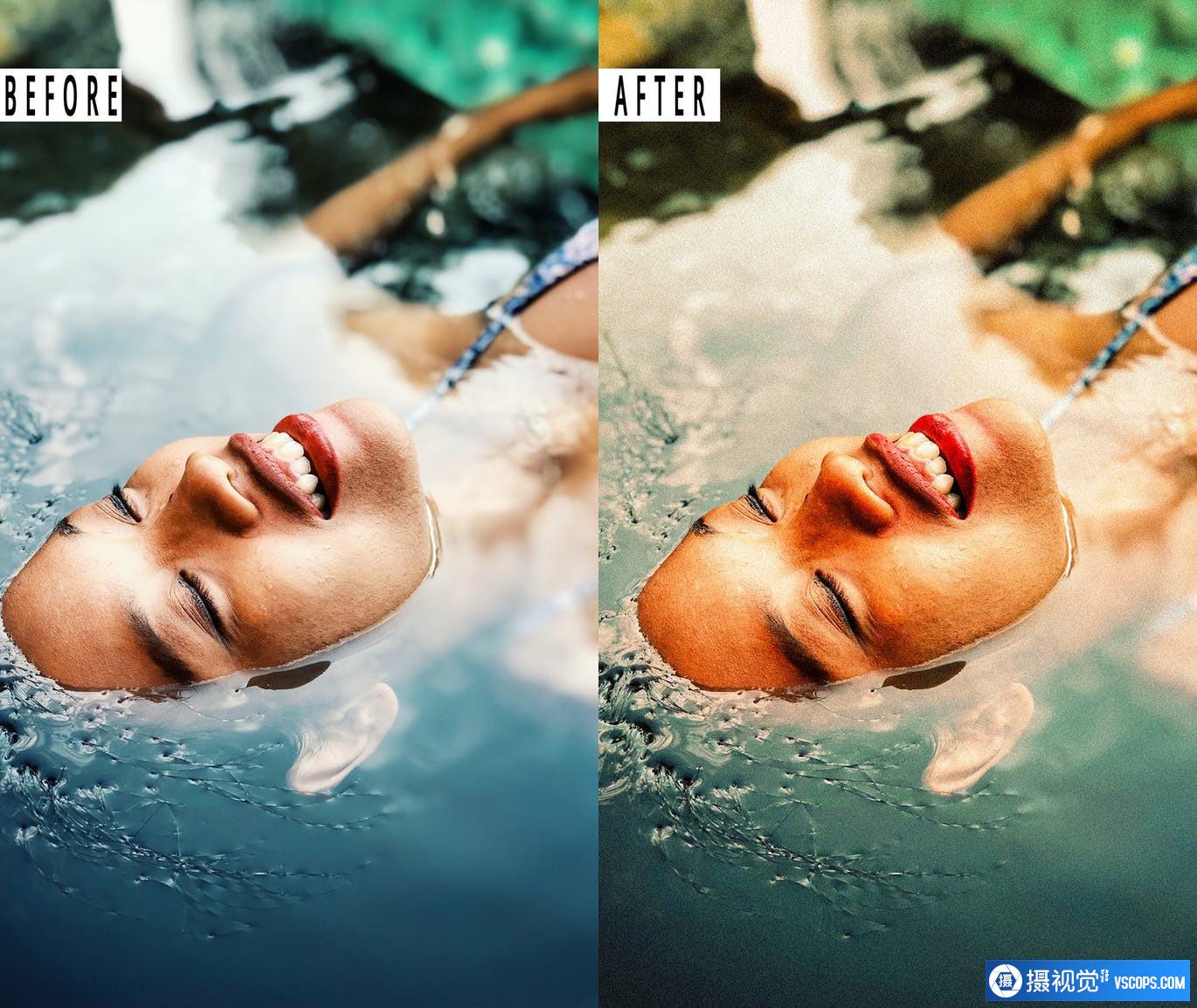 巴厘岛暖色调人像后期Lightroom预设 Bali Portrait Photoshop Action & Lightrom Presets Lightroom预设,效果图6